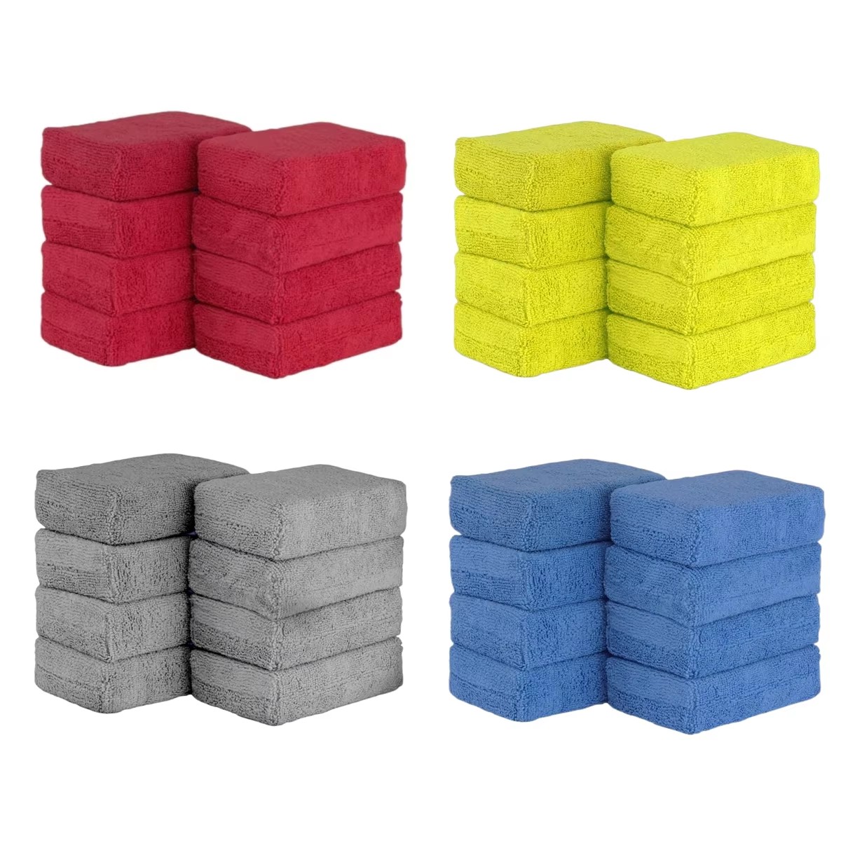 Wax Applicator Pad - 8 Adet Mikrofiber Araba Cilası Uygulama
