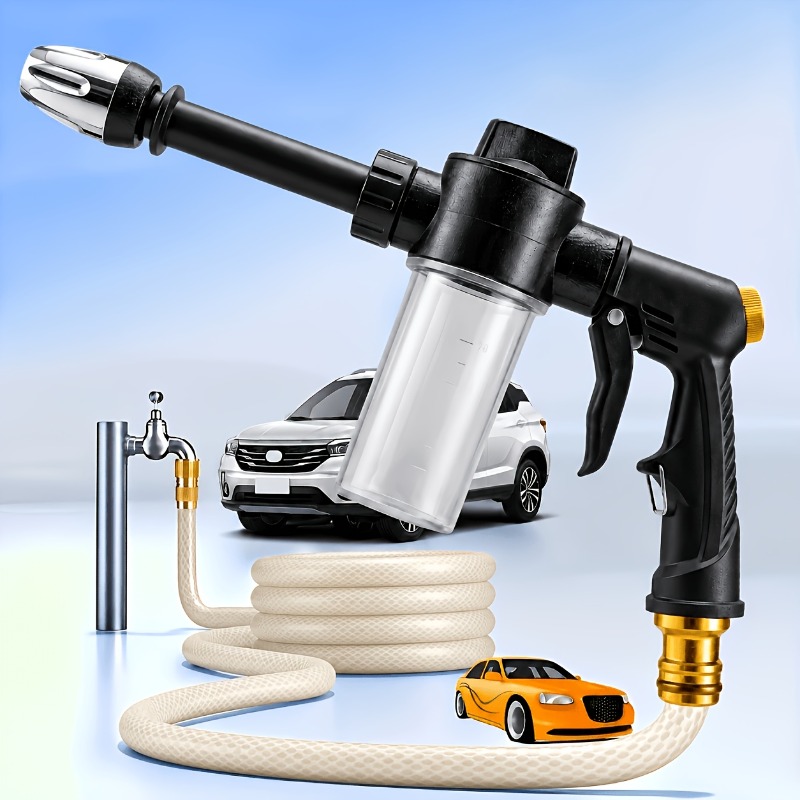 Pressure Washer Foam Gun - Yüksek Basınçlı, Köpüklü Su Püskürtme Başlıklı