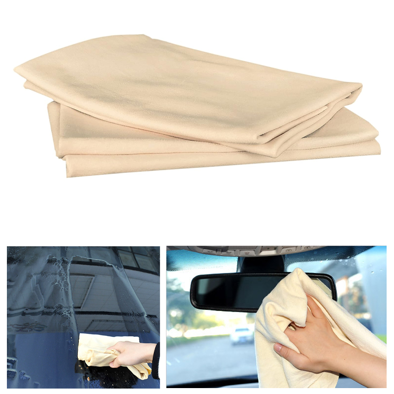 Interior Detailing Kit - Doğal güderi araba yıkama havlu süper