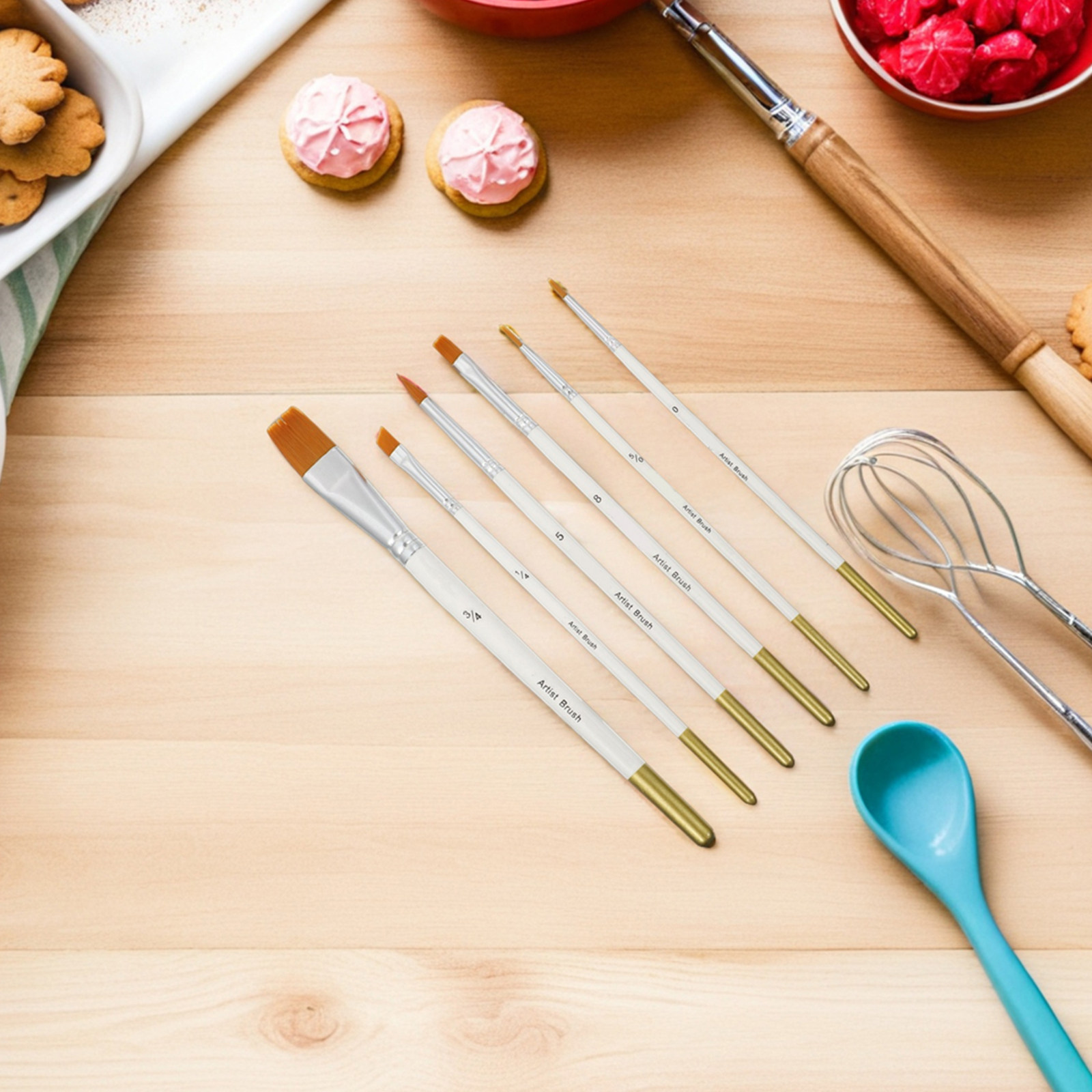 12 Adet Fondan Pasta Süsleme F - Detailing Brush Set incelemesi ve fiyatı
